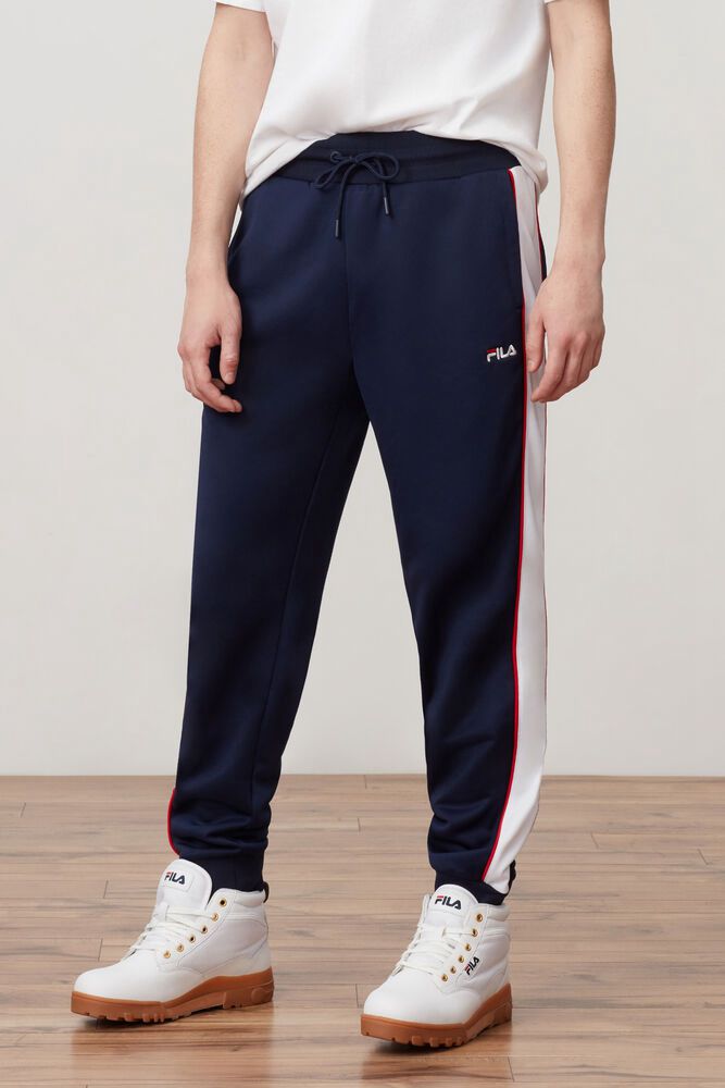 Fila Yuri Pants Navy - Mens - 53078OQKP